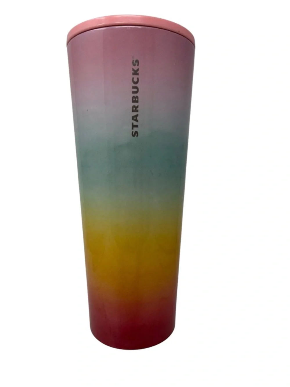 Starbucks Rainbow Ombré summer 2019 24oz Stainless Tumbler
